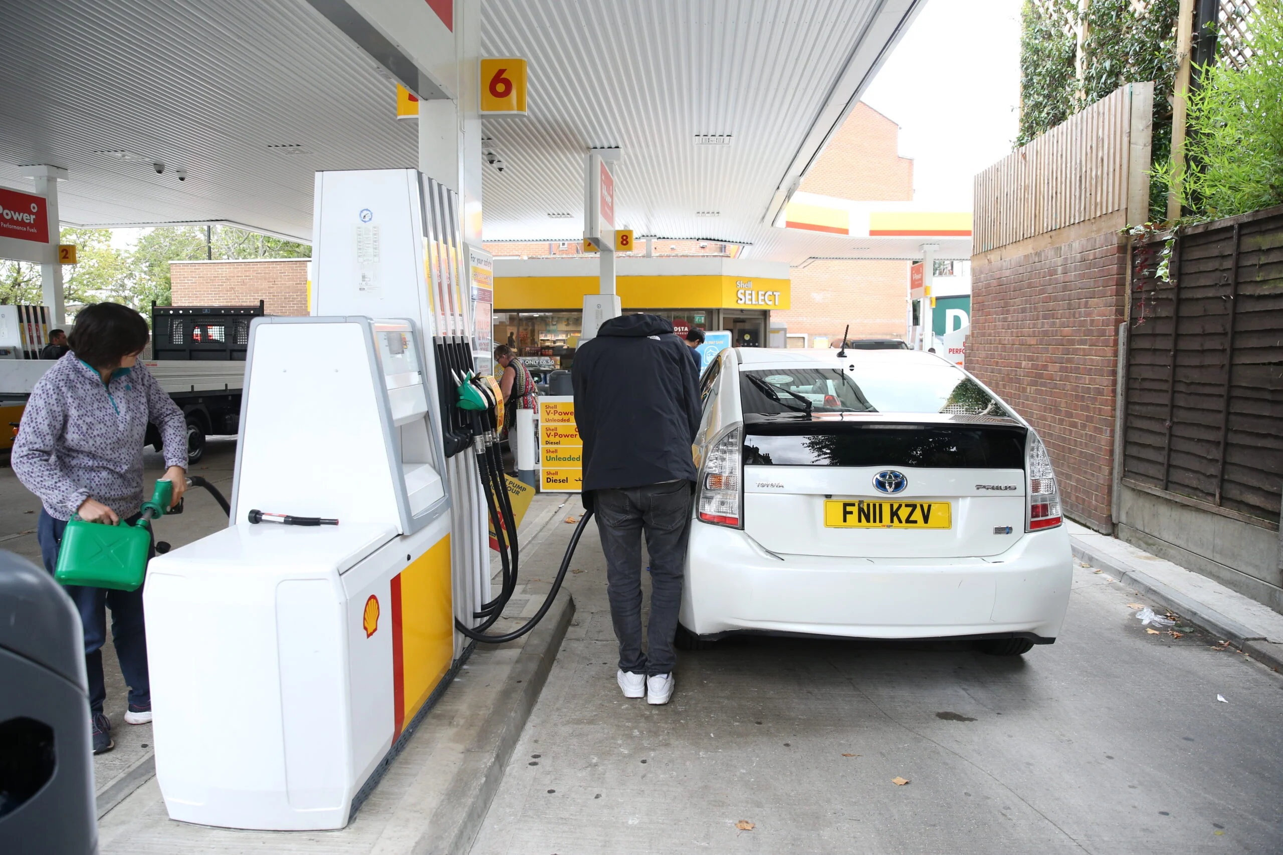 Fuel shortages at petrol stations in London