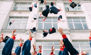 A Syrian refugee celebrates a university place after 4 years of hard work