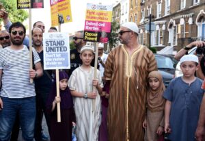 LONDON, ENGLAND – JUNE 20: Vigil in Finsbury Park – Unity with Finsbury Park Mosque