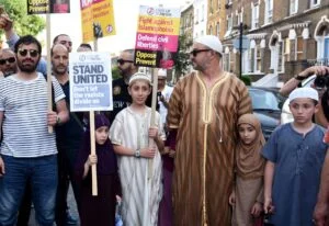 LONDON, ENGLAND – JUNE 20: Vigil in Finsbury Park – Unity with Finsbury Park Mosque