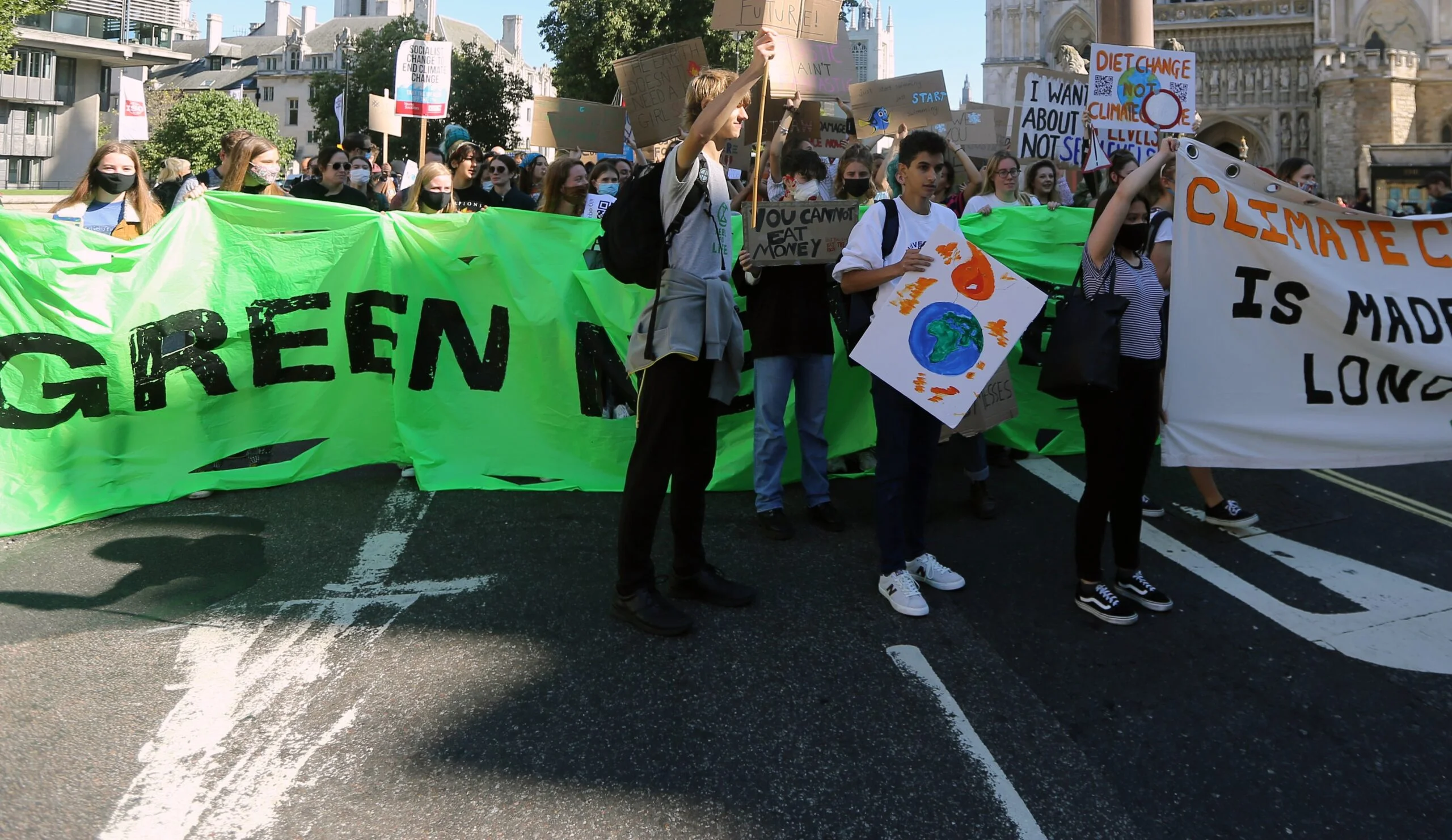 Global Climate Strike protest in London