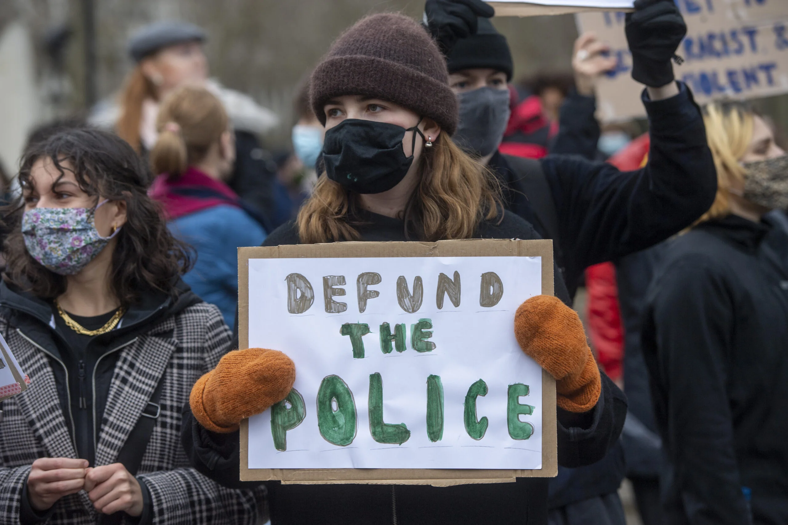 London, United Kingdom – March 14: Vigil for Sarah Everard outside New Scotland Yard in London