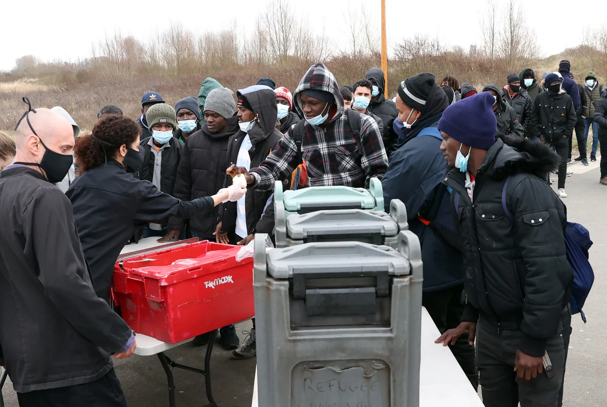 Irregular migrants in France’s Calais