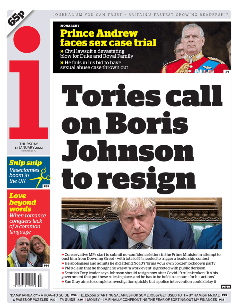 الصحف تهاجم جونسون لاكتفائه بالاعتذار عن فضيحة حفلته فترة الإغلاق