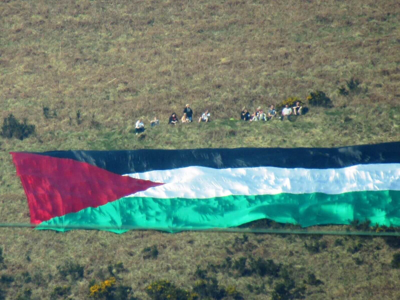 علم فلسطين في بلفاست