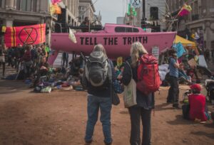 مظاهرة ناشطو البيئة (extinction rebellion)