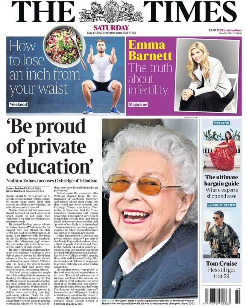 عناوين الصحف - التايمز