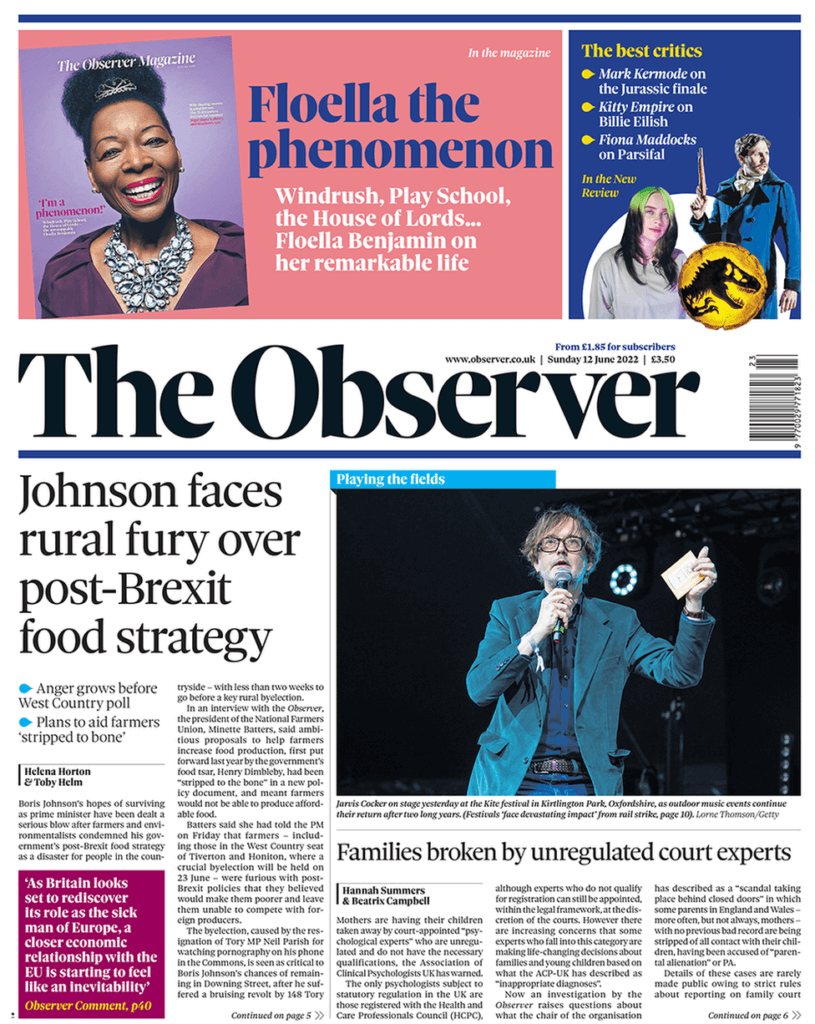 ذا أوبزرفر - الصحف البريطانية ليوم