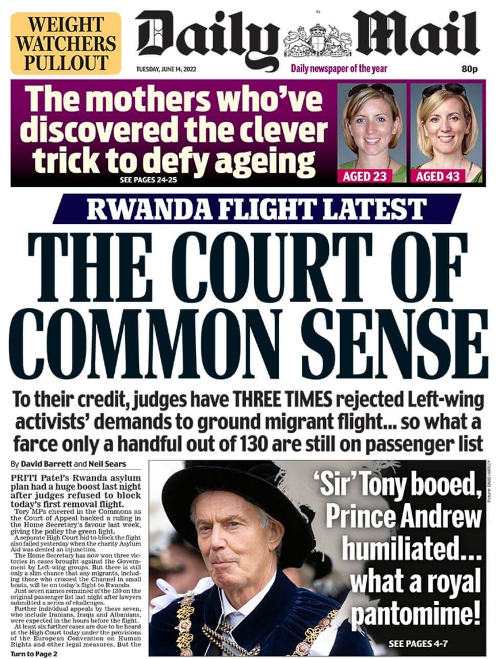 عناوين الصحف