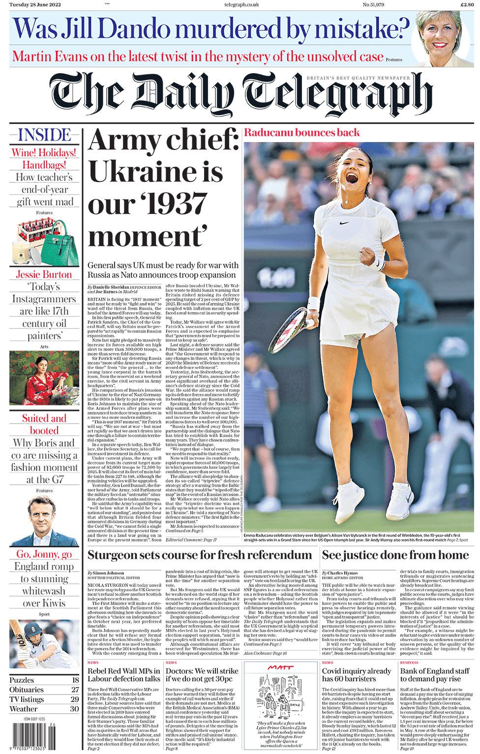 الصحف البريطانية