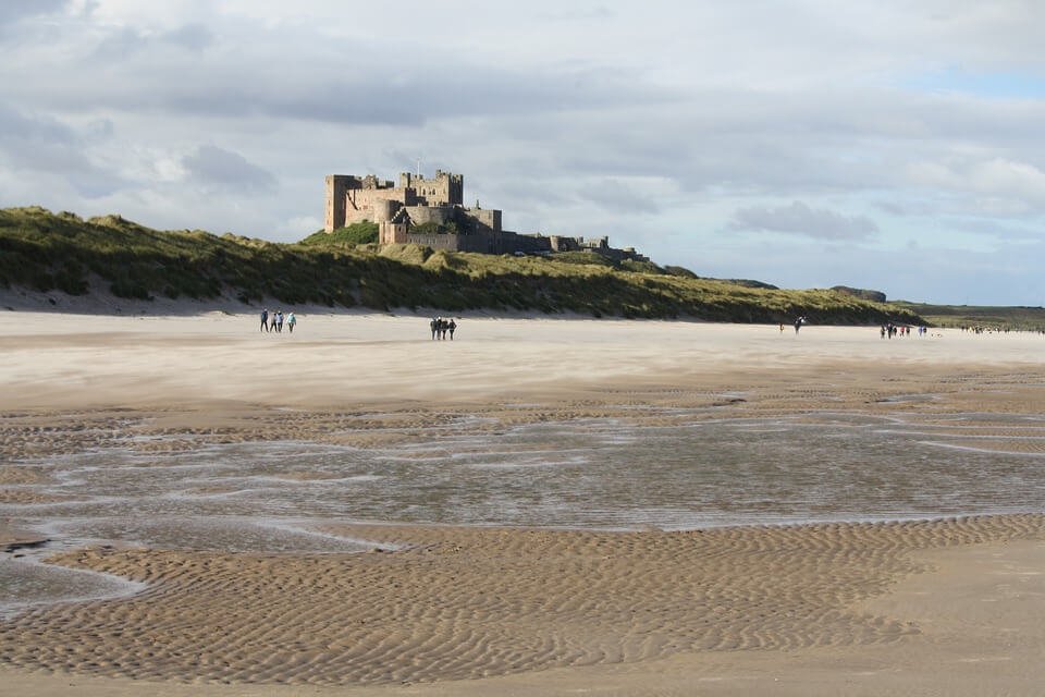 شاطئ بامبره، نورثمبرلاند "Bamburgh, Northumberland"