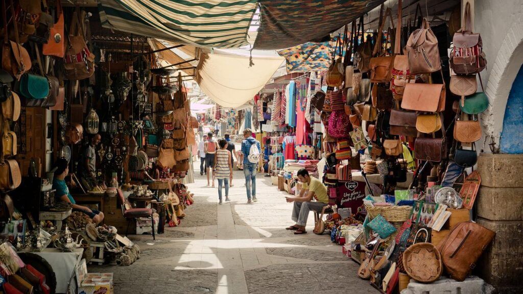 أحد أسواق المغرب