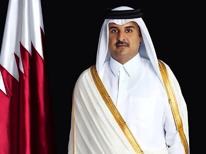 أمير قطر الشيخ تميم بن حمد في مدرسة هارو