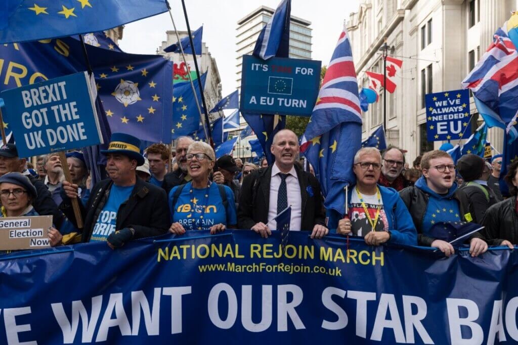 مظاهرة حاشدة في لندن