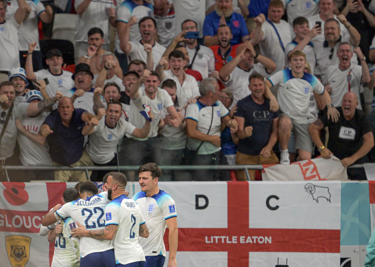 UK Trend Welsh fans' World Cup dream ends with England's 3 goals win