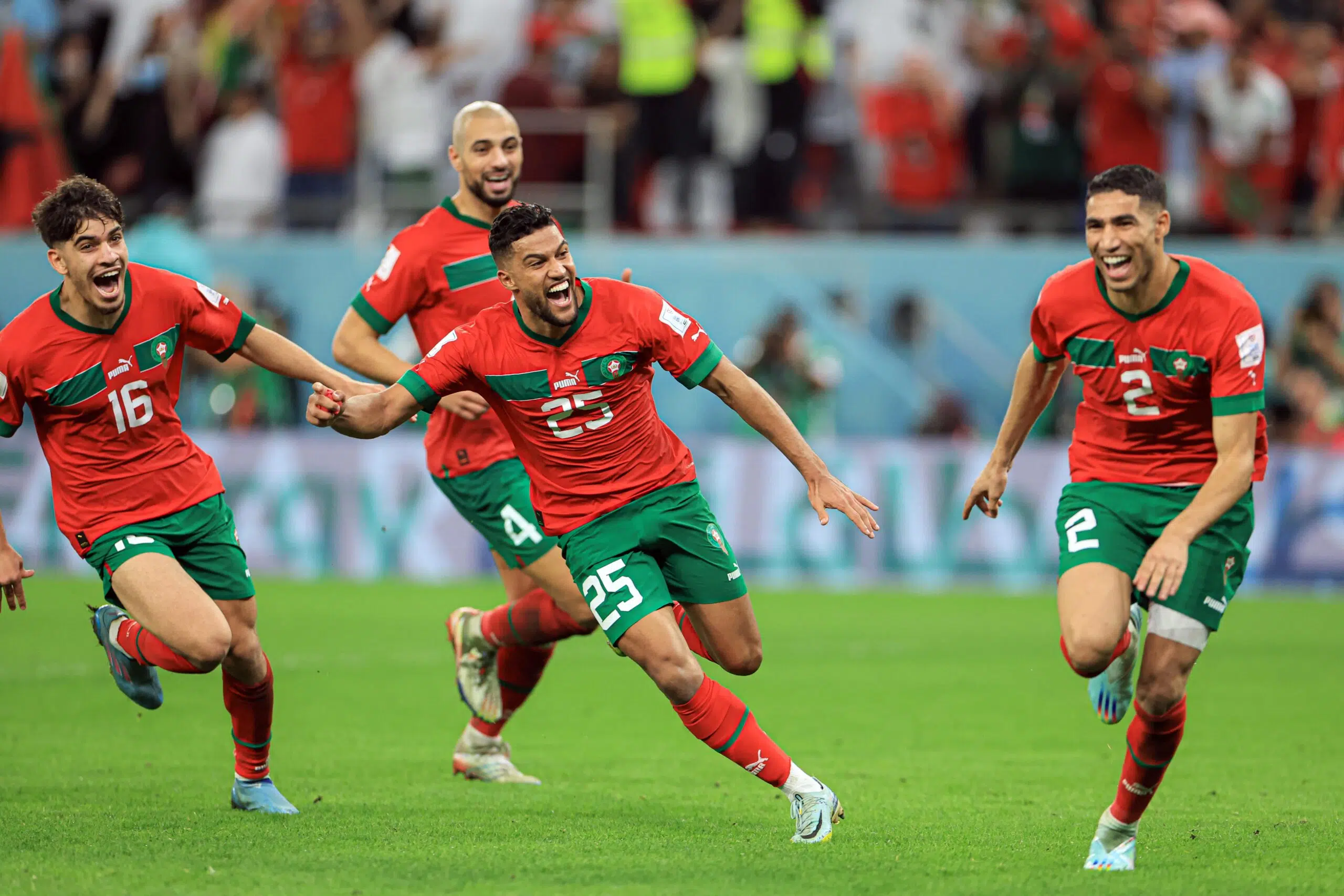 كأس العالم 2022: المغرب أول منتخب عربي يتأهل إلى الدور الربع النهائي