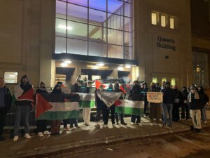 Protests Against Charlotte Korchak Visit to University of Bristol