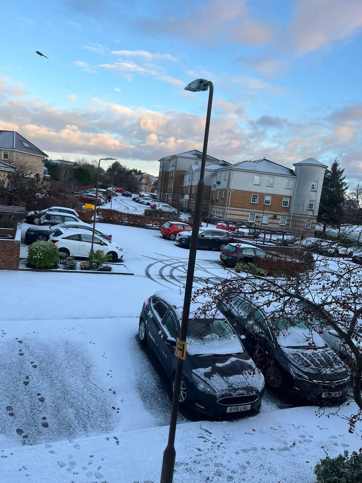 Snow wave in UK