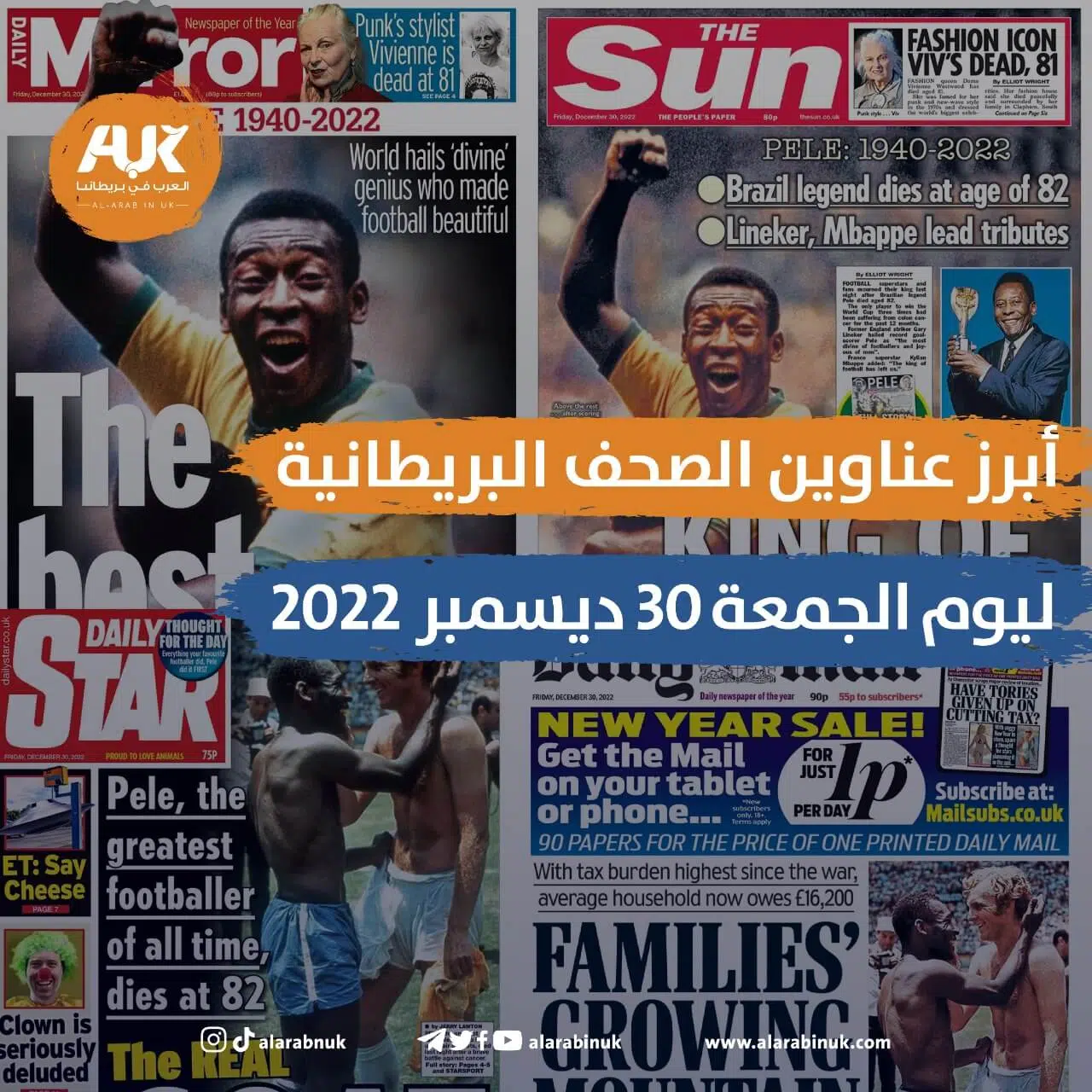 عناوين الصحف البريطانية