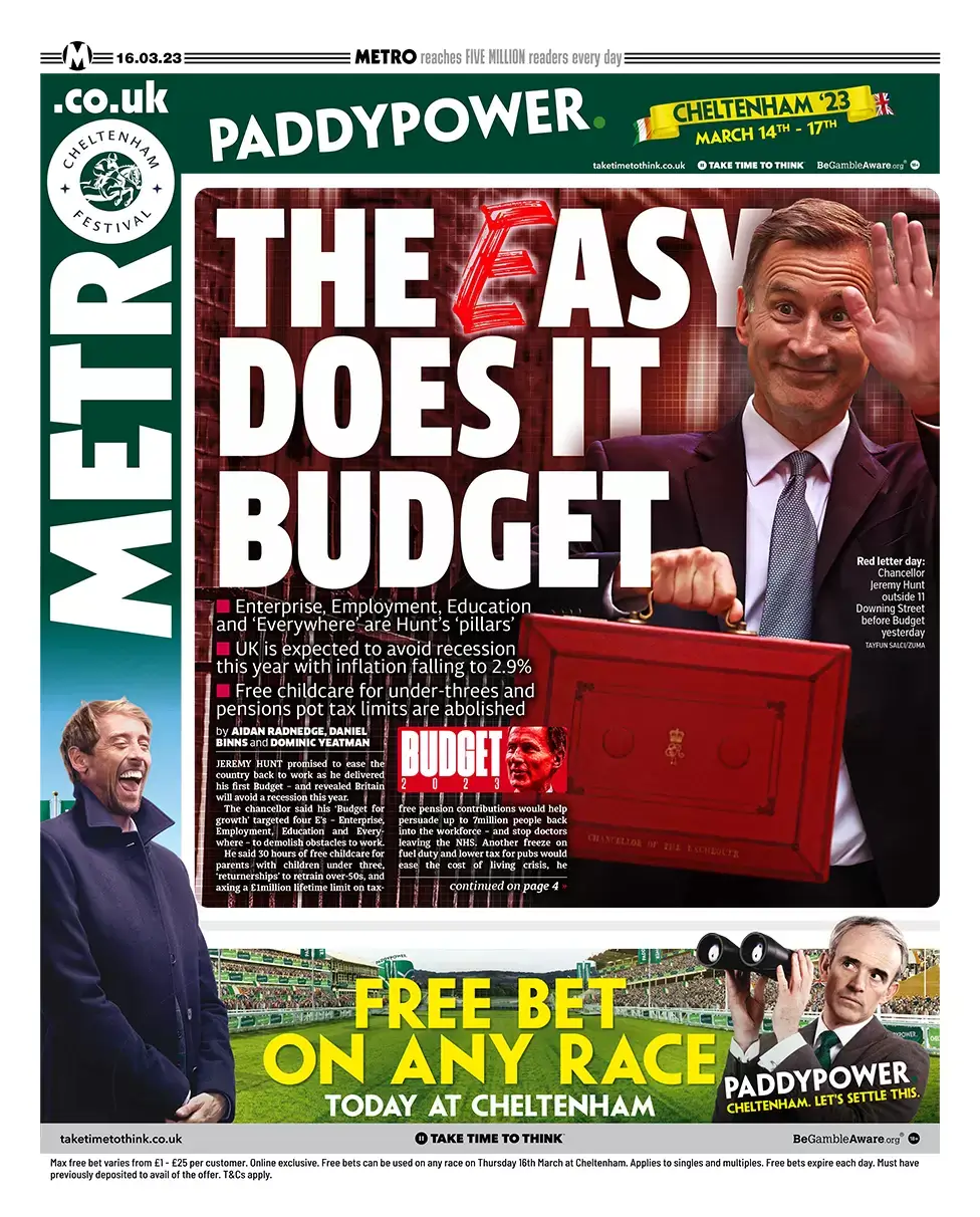 عناوين الصحف البريطانية