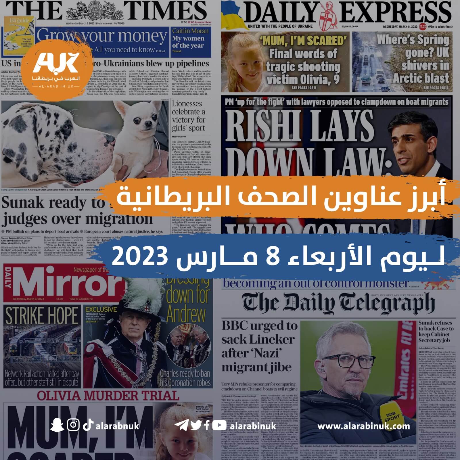 الصحف البريطانية
