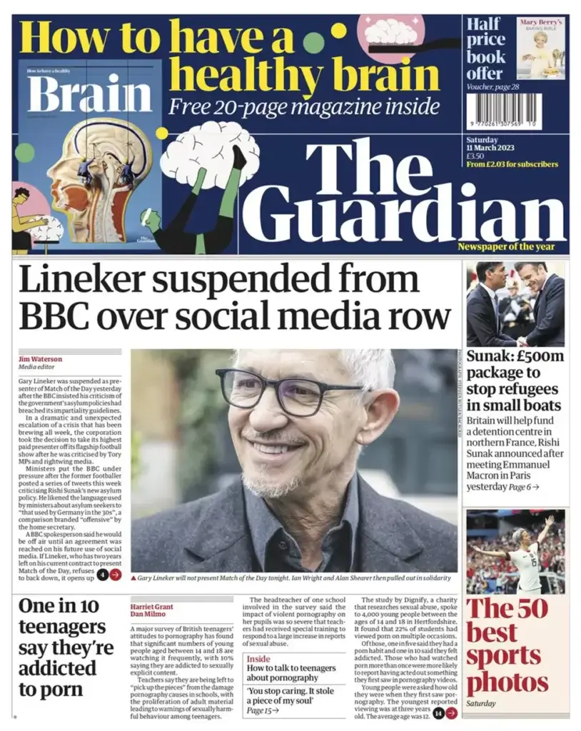 الصحف البريطانية