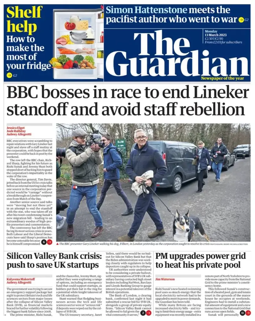 الصحف البريطانية