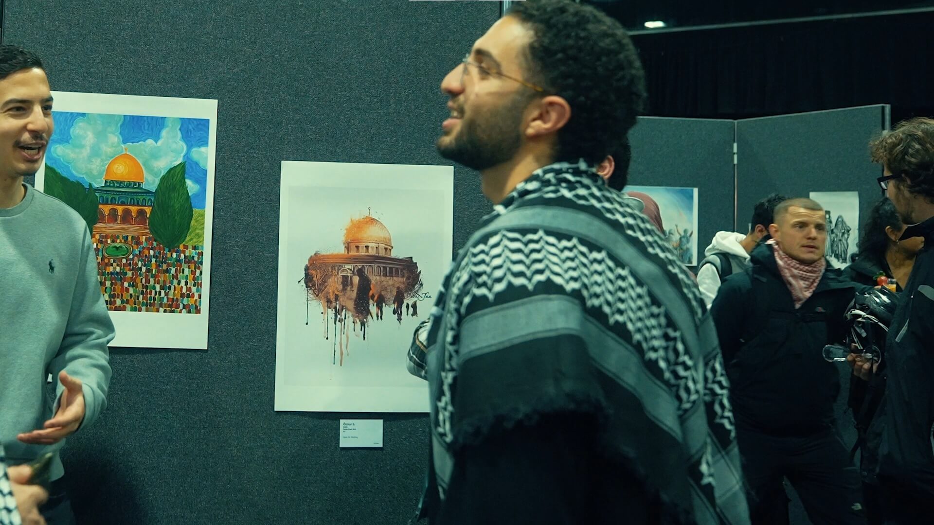 معرض فني يصوّر الصمود في فلسطين 