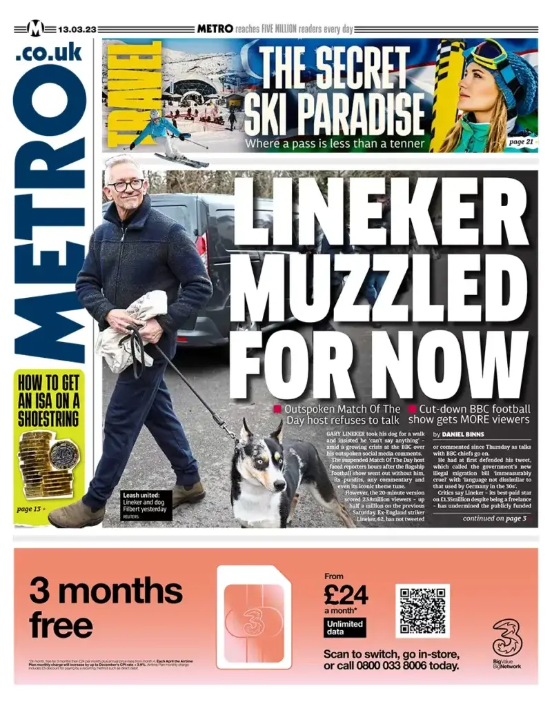 الصحف البريطانية