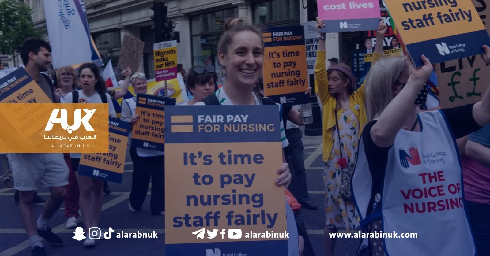 ترند بريطانيا : ردود فعل الشارع بشأن لجوء الحكومة للقضاء لمجابهة إضراب الممرضين