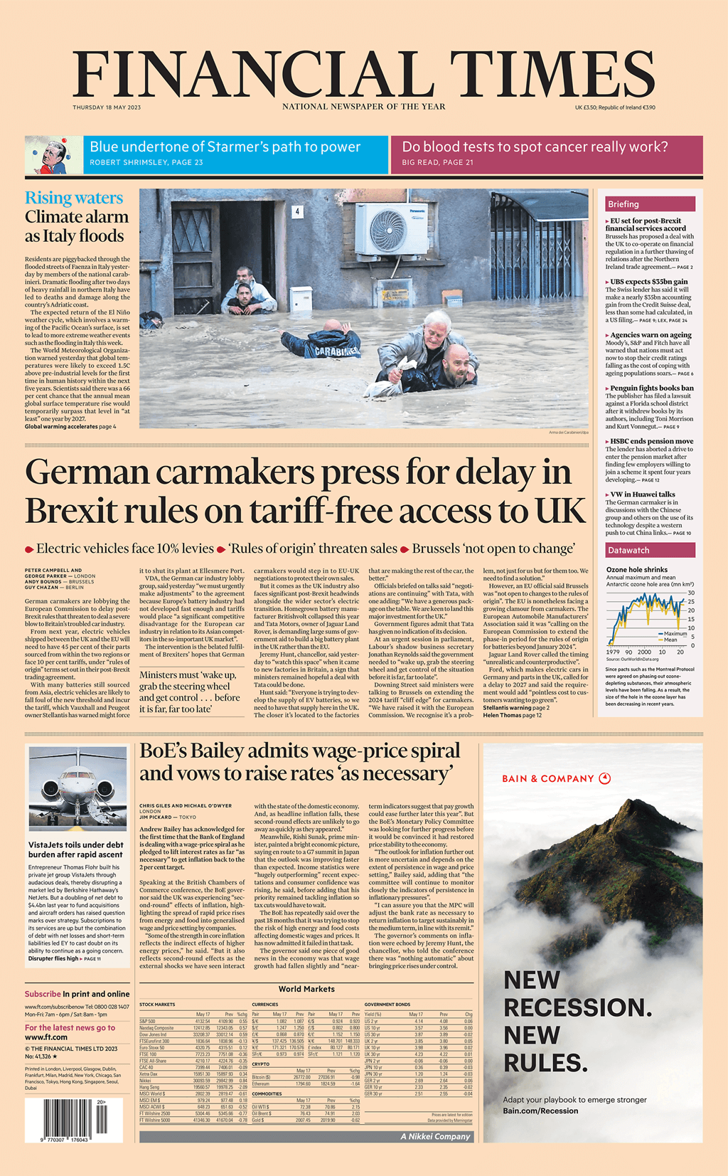 عناوين الصحف البريطانية