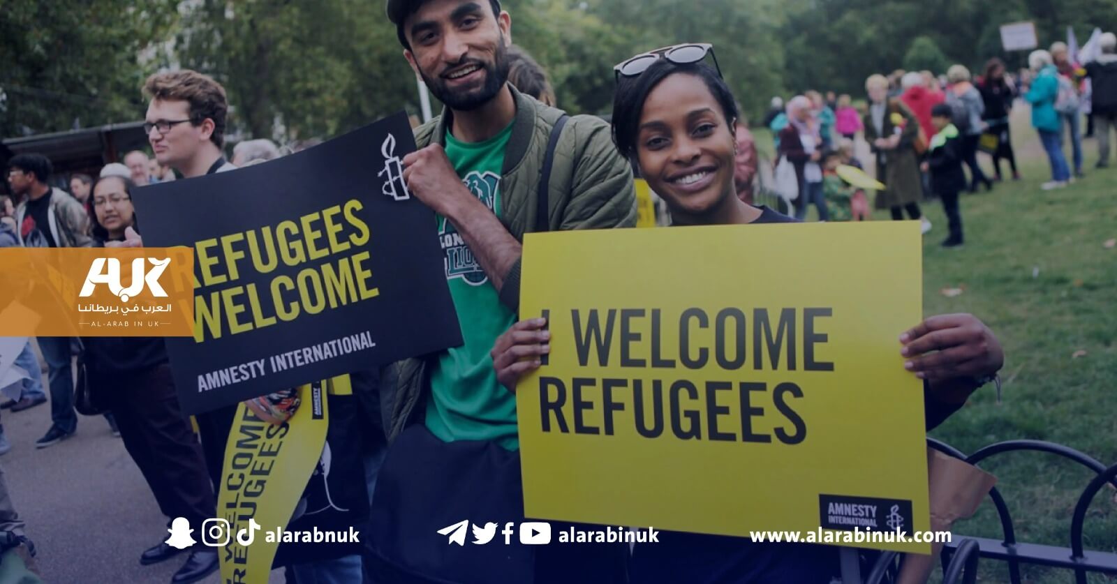 عرب بريطانيا يشاركون في مهرجان اللاجئين في اسكتلندا لعام 2023