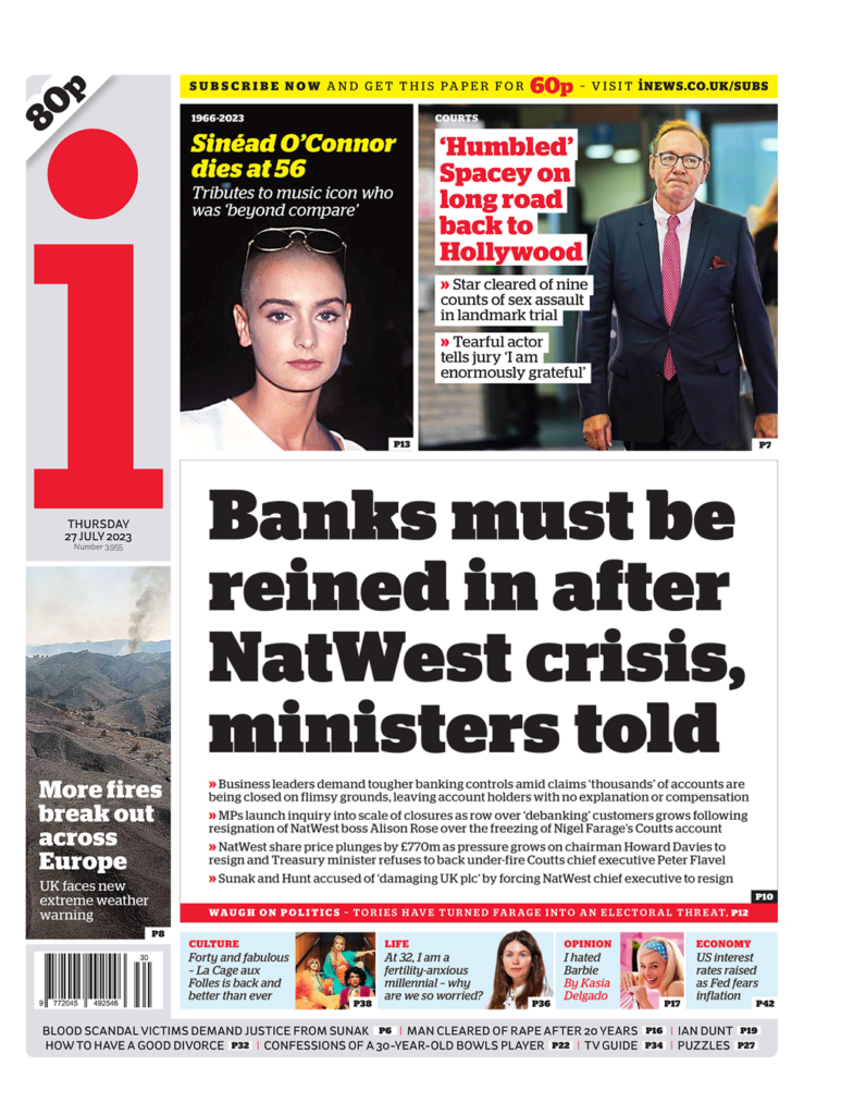 عناوين الصحف البريطانية