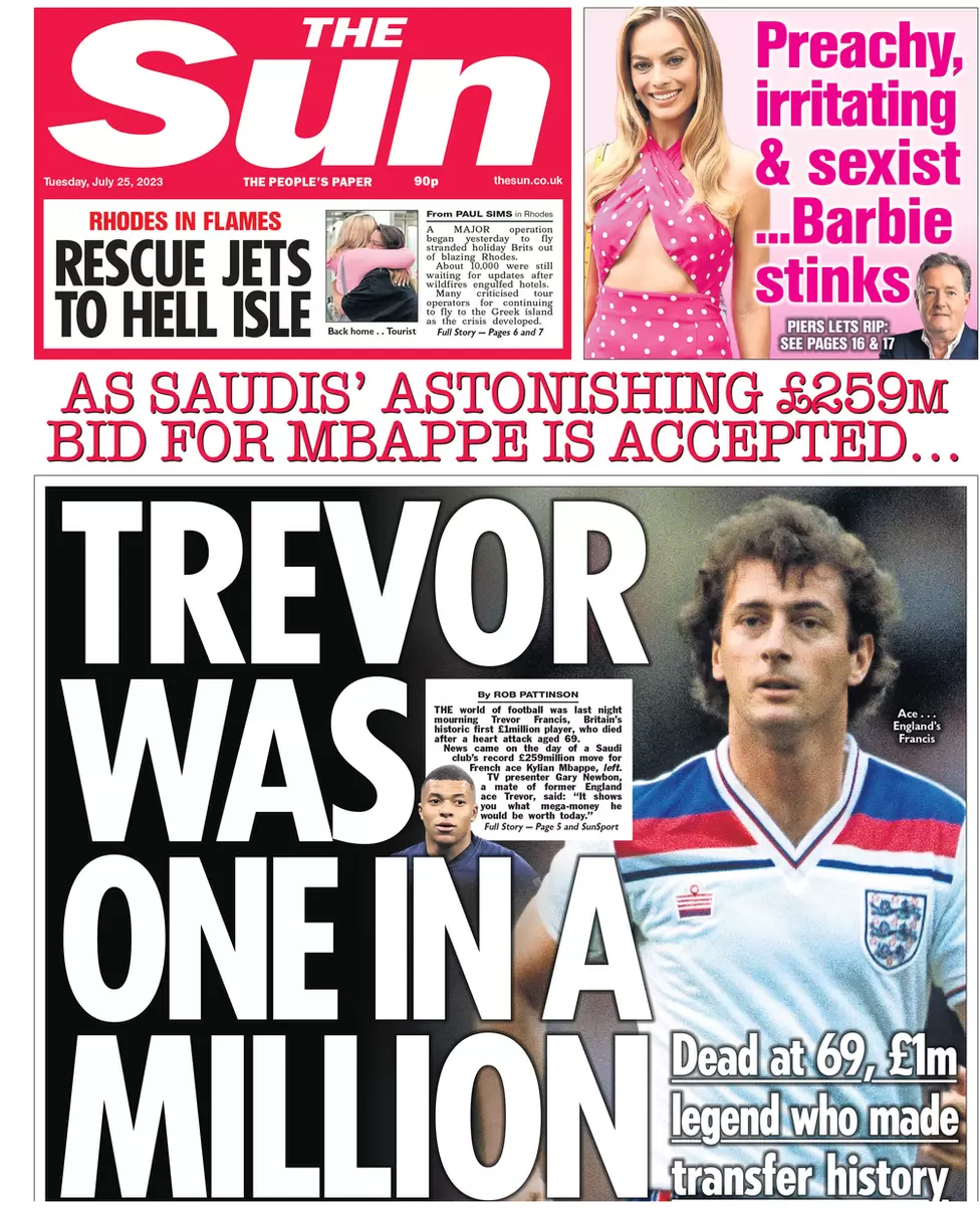 عناوين الصحف البريطانية- الصن