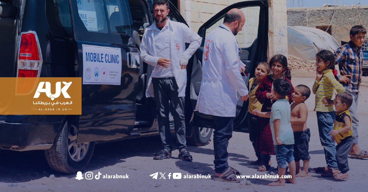الجمعية السورية الويلزية تطلق عيادة طبية متنقلة لضحايا زلزال سوريا وتركيا