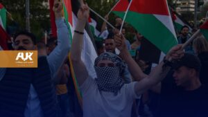 اعتصام المئات داخل محطة برمنغهام نيو ستريت تضامنًا مع غزة