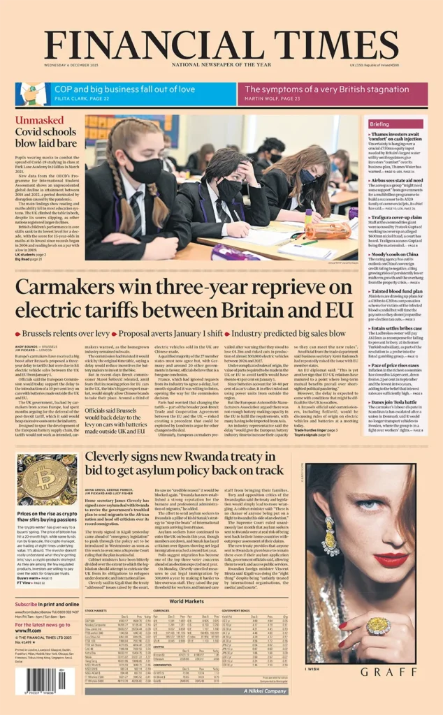 الصحف البريطانية