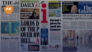 أبرز عناوين الصحف البريطانية ليوم الخميس 18 إبريل 2024