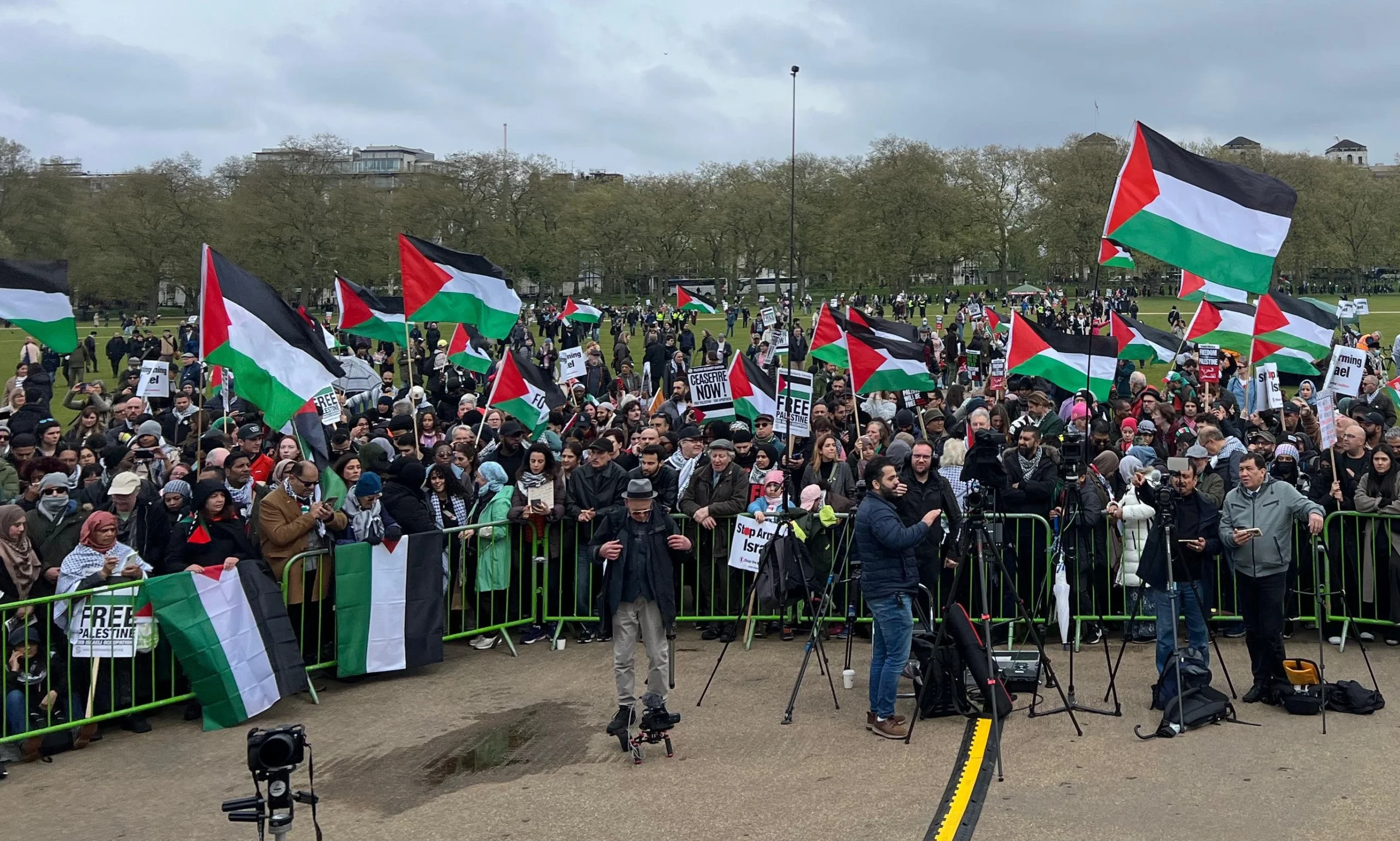 مئات الآلاف يجددون الانتصار لغزة في لندن