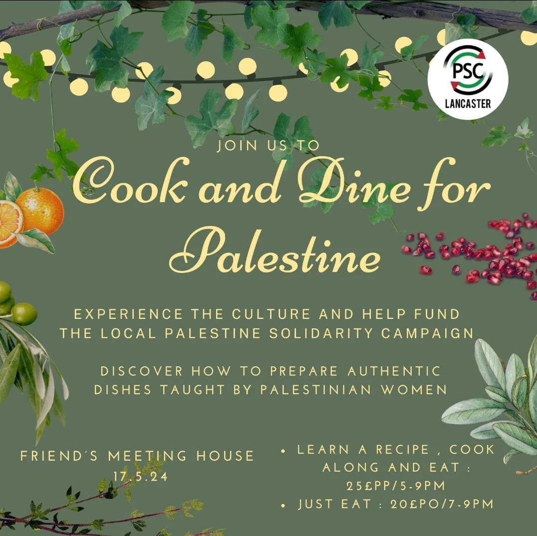ورشة طهي لأطباق فلسطينية في لانكستر
