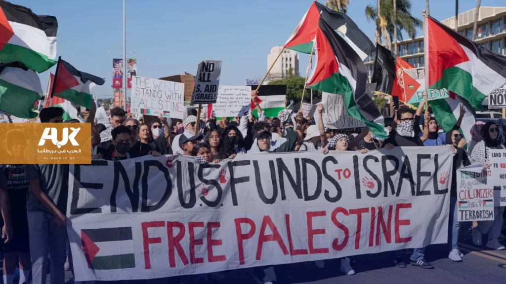 مظاهرات فلسطين