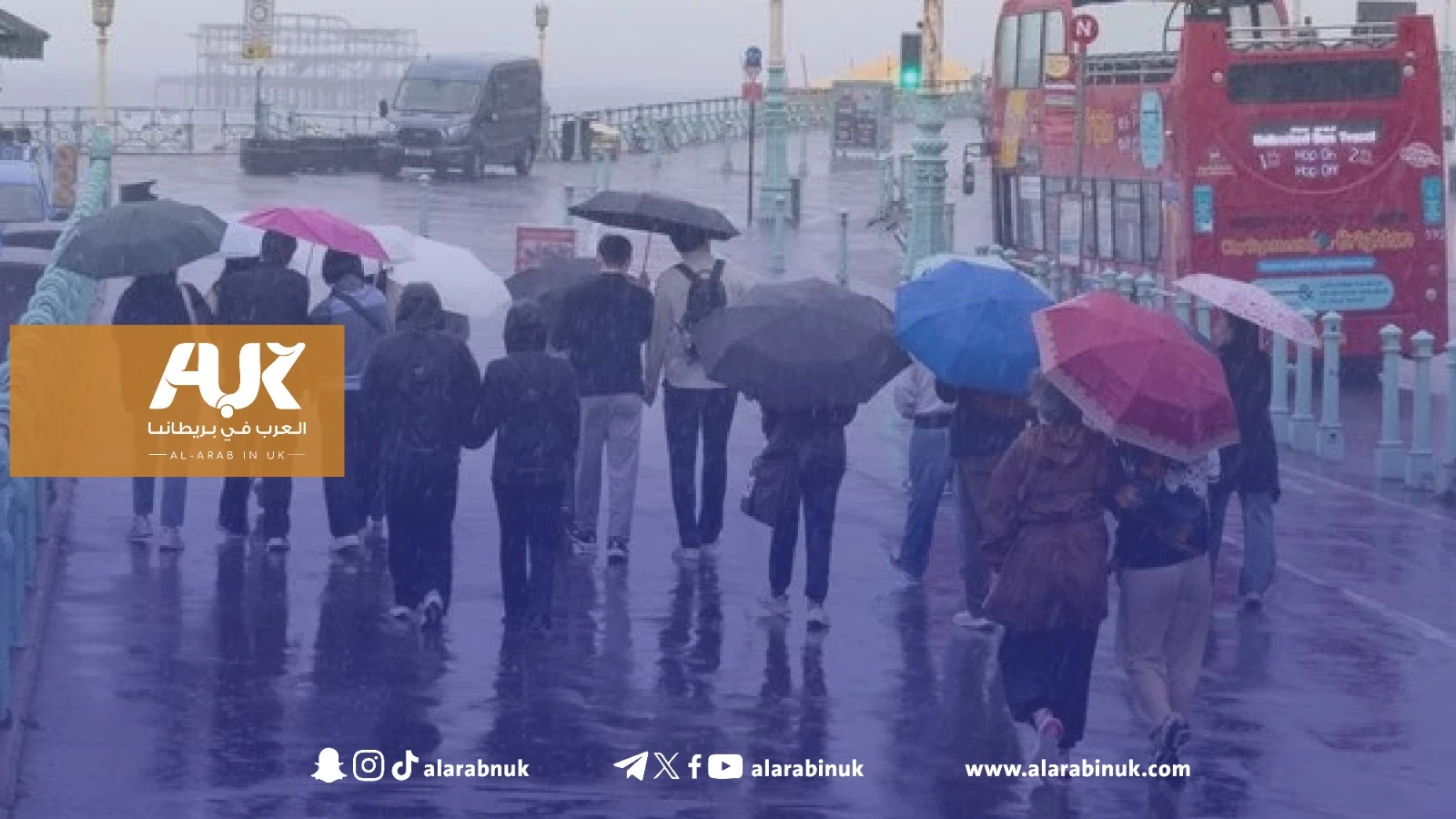 الطقس في بريطانيا: أمطار ورياح مستمرة مع احتمال تحسن الطقس قبل عيد الميلاد