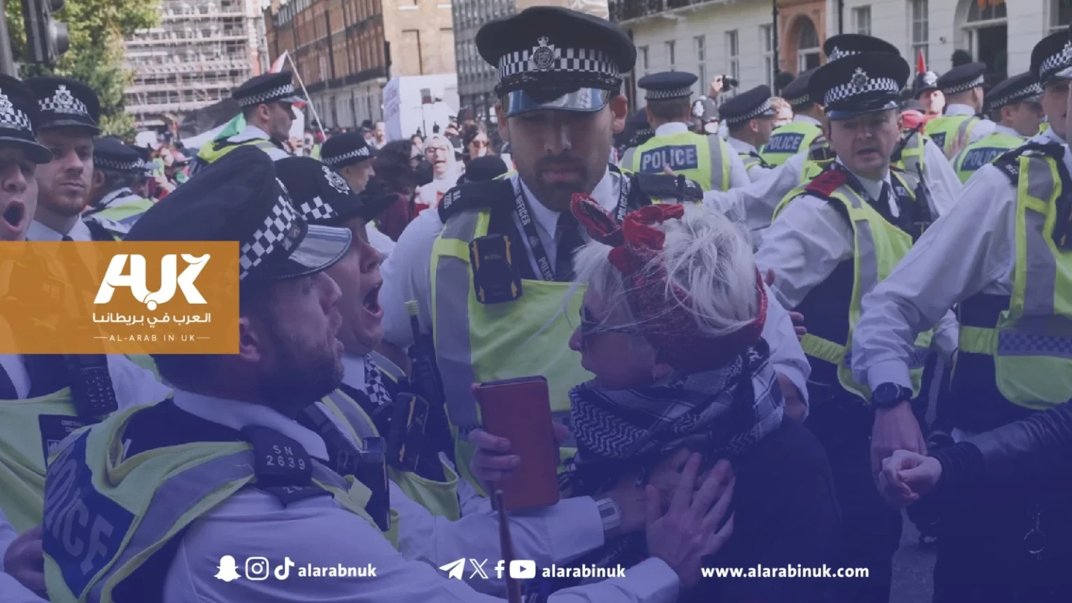 الجارديان: شرطة لندن تستخدم صلاحيات قديمة ضد مظاهرات فلسطين