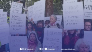 اعتصام جماهيري لحركة "بال أكشن" في لندن مطلع أغسطس رفضًا لدعم الاحتلال