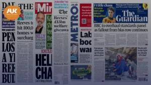 أبرز عناوين الصحف البريطانية ليوم الإثنين الموافق 24 نوفمبر 2025