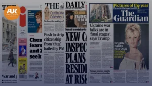 أبرز عناوين الصحف البريطانية ليوم الإثنين الموافق 29 ديسمبر 2025