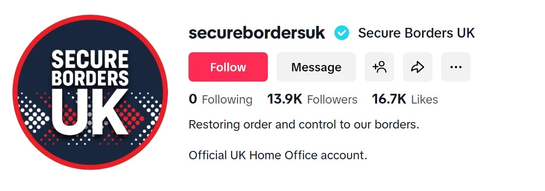 وحشية مصورة.. الداخلية البريطانية تستخدم تيك توك للترويج لمداهمات الهجرة والترحيل
