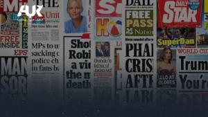 أبرز عناوين الصحف البريطانية ليوم الإثنين الموافق 12 يناير 2026