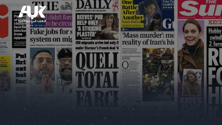 أبرز عناوين الصحف البريطانية ليوم الأربعاء 28 يناير 2026