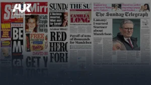 أبرز عناوين الصحف البريطانية ليوم الأحد الموافق 8 فبراير 2026